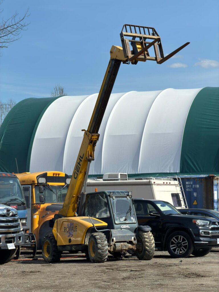 Heavy machine removal