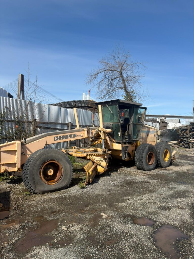 non runining excavator recycling